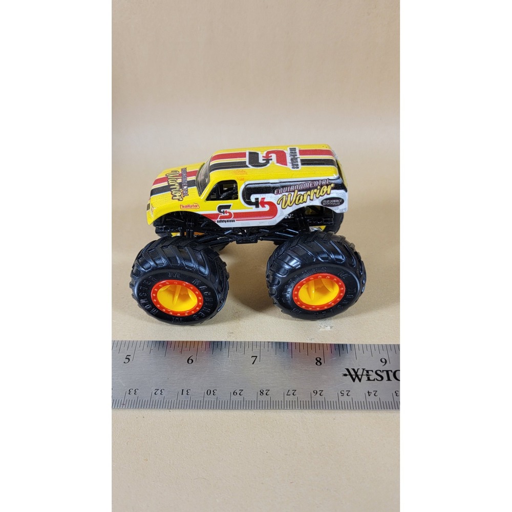 Monster Machines Environmental Warrior Monster Truck Yellow Safety-Kleen Diecast